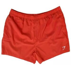 Gymshark Arrival Shorts Slim Fit Orange Men 3XL Gym Workout Papaya Lightweight